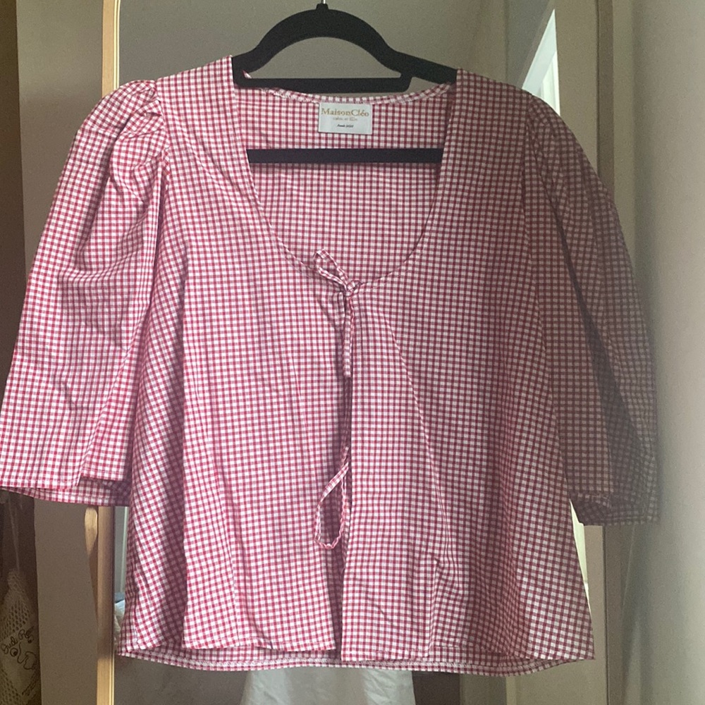 MaisonCleo Agnes Gingham Shirt